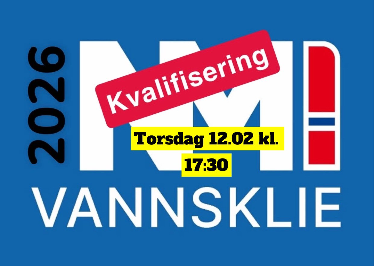 Kvalifisering NM vannsklie 2026